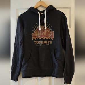 Yosemite National Park Black Hoodie